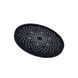 Лійка для верхнього душу Qtap Hlavova D 230 мм округла QTHLA107BLM45788 Black Matt