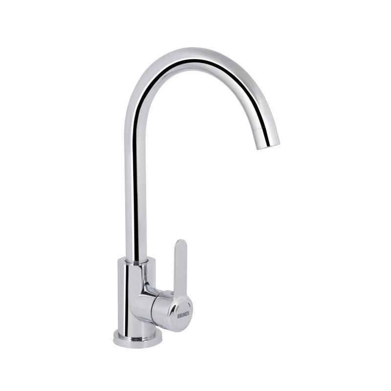 Змішувач для кухні U-подібний Brinex Pure 015F U-подібний Chrome BRIPUR015FCRM SD00053180 фото