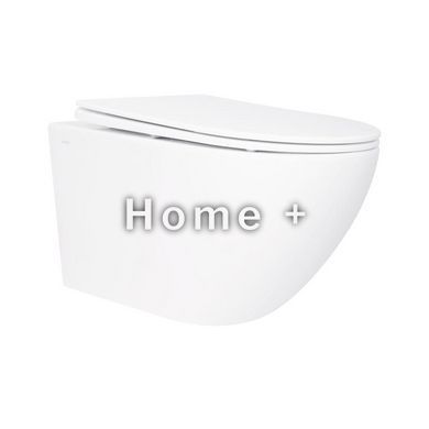 Унітаз підвісний Qtap Jay безобідковий із сидінням Soft-close QT07335176W SD00036224 фото
