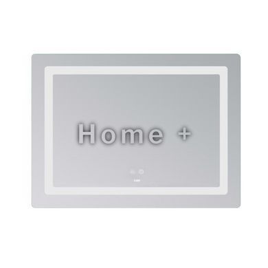 Дзеркало Lidz Kubis (KU2) 900х700 з LED-підсвіткою Touch, з антизапотіванням, з димером, рег. яскравості LD78LF90448452 SD00054576 фото