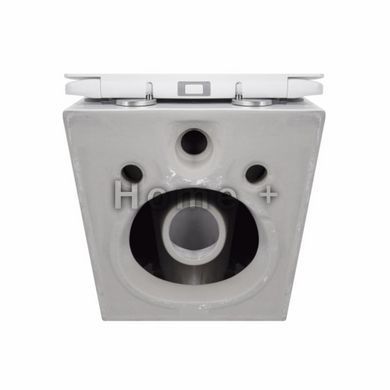 Унітаз підвісний Qtap Jay безобідковий із сидінням Soft-close QT07335176W SD00036224 фото