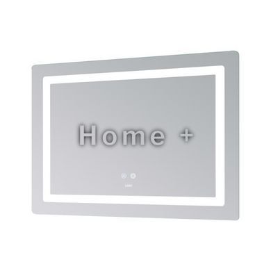 Дзеркало Lidz Kubis (KU2) 900х700 з LED-підсвіткою Touch, з антизапотіванням, з димером, рег. яскравості LD78LF90448452 SD00054576 фото