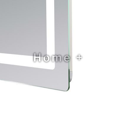Дзеркало Lidz Kubis (KU2) 900х700 з LED-підсвіткою Touch, з антизапотіванням, з димером, рег. яскравості LD78LF90448452 SD00054576 фото