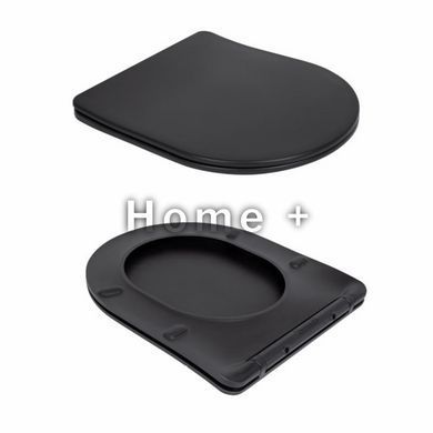 Унітаз підвісний Qtap Robin New Ultra Quiet із сидінням із сидінням Soft-Close MATT BLACK QT13332381ASMB SD00052574 фото