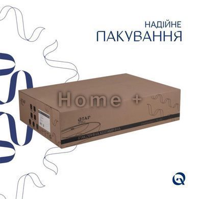 Комплект Qtap Scorpio: Раковина накладная 550x390x120 мм, White, прямоугольная + Донный клапан Pop-up PU02 SD00054587 фото