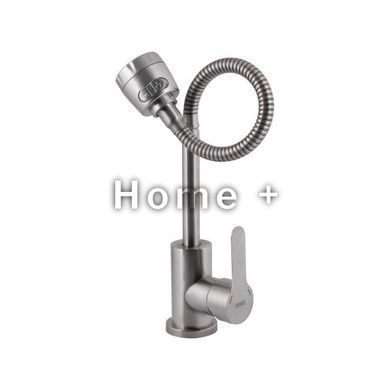 Смеситель для кухни Brinex Pure 015F41 с гибким изливом Nickel BRIPUR015F41NKL SD00053181 фото