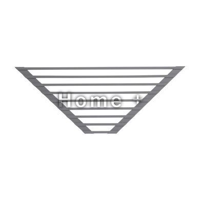 Сушарка для кухонної мтйки кутова Lidz Acsis LA17 Gray, квадратна основа, для посуду 430х175 мм SD00055894 фото