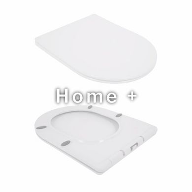 Унітаз підвісний Qtap Jay безобідковий із сидінням Soft-close QT07335176W SD00036224 фото