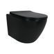 Унітаз підвісний Qtap Robin New Ultra Quiet із сидінням із сидінням Soft-Close MATT BLACK QT13332381ASMB