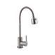 Смеситель для кухни Brinex Pure 015F41 с гибким изливом Nickel BRIPUR015F41NKL SD00053181 фото