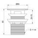 Донный клапан Lidz Tani 004 нажимной 1 1/4" с переливом LDTAN004CRM32527 Chrome
