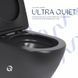 Унітаз підвісний Qtap Robin New Ultra Quiet із сидінням із сидінням Soft-Close MATT BLACK QT13332381ASMB