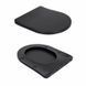 Унітаз підвісний Qtap Robin New Ultra Quiet із сидінням із сидінням Soft-Close MATT BLACK QT13332381ASMB