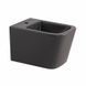 Биде подвесное Qtap Tern 520x350x330 мм, Anthracite QT17551303GAN
