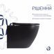 Унітаз підвісний Qtap Robin New Ultra Quiet із сидінням із сидінням Soft-Close MATT BLACK QT13332381ASMB